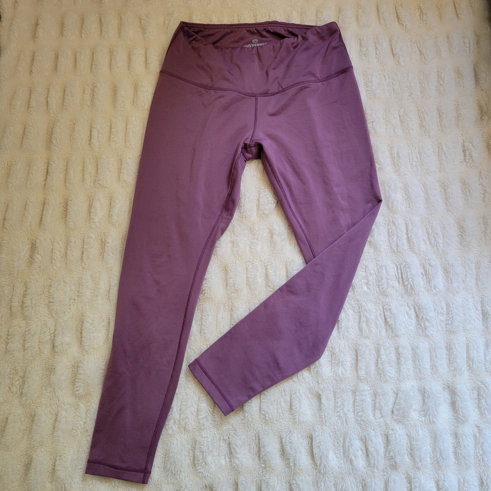 Reflex Purple Leggings with Tapered Legs and Performance Fabric